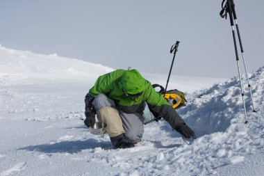 Karpat Dağları hiking kış aylarında kamp
