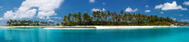 Tropic ada Maldivler de yüksek çözünürlüklü fotoğraf
