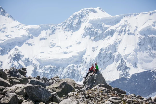 Uzun yürüyüşe çıkan kimse huso Mountain, en yüksek Sibirya'da yakınındaki