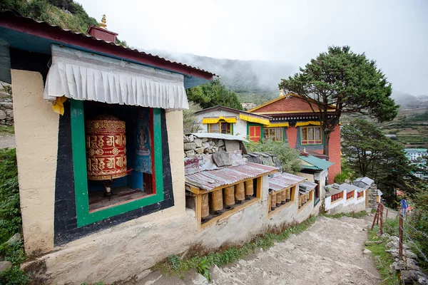 Buddhistiska kloster i Khumbe valley — Stockfoto