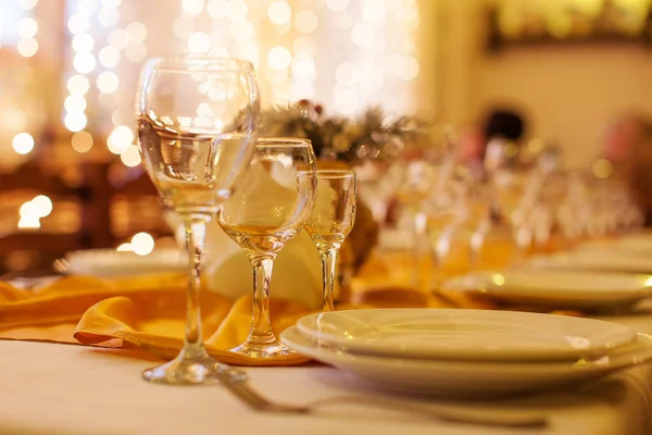 Beautifully served table in a restaurant — Stock Photo, Image