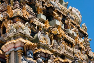 Sri Lanka hindu Tapınağı dış dekorasyon