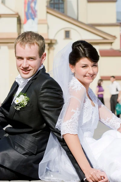 Bride and groom — Stock Photo, Image