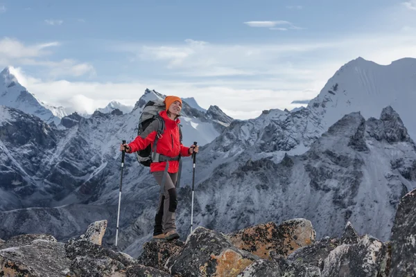 Természetjáró sétákat vonat Himalája — Stock Fotó