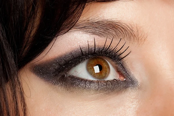 Bela maquiagem sombra de olhos — Fotografia de Stock