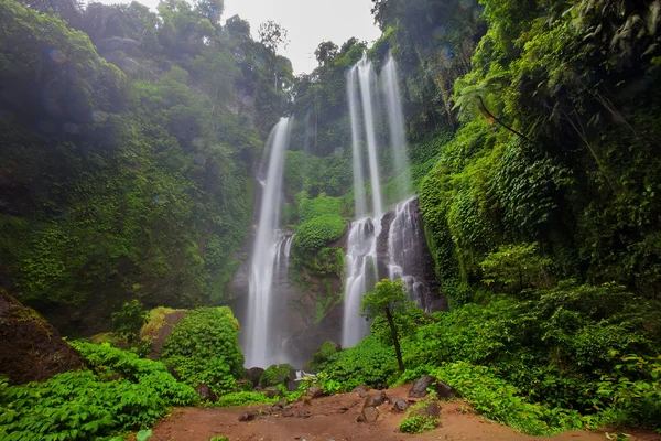 Chutes d'eau Sekumpul à Bali, Indonésie — Photo