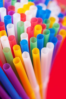 renkli pipet içme arka planı