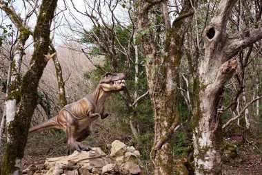 Mumya dinozor Sataplia durumunda rezerv Ge Kutaisi yakınındaki