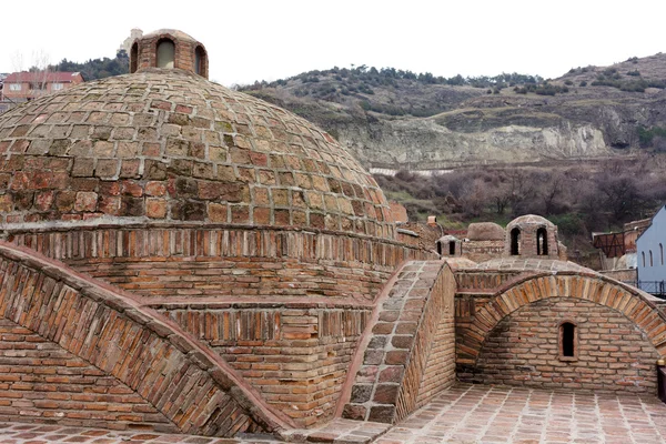 Abanotubani - distriktet antika i Tbilisi, Georgien — Stockfoto