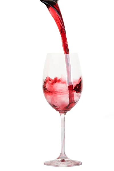 Wine pouring into wine glass Stock Image