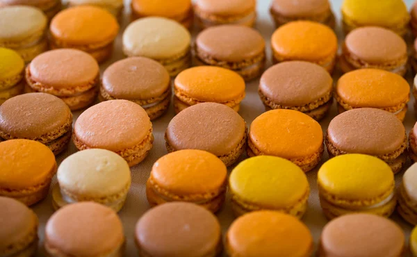 Eine Macaron - süße Süßigkeit auf Baiser-Basis — Stockfoto