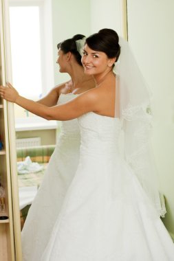 Güzel gelin düğün gününde