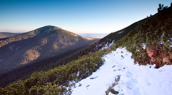 El paisaje de otoño de montaña — Foto de Stock