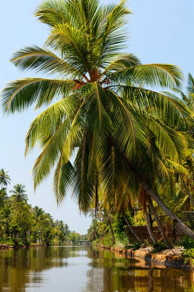 Vacker utsikt på holländska kanalen i Sri Lanka — Stockfoto