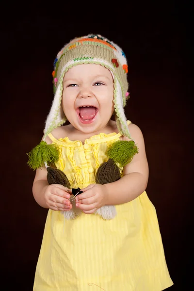 Tatlı bebek kız — Stok fotoğraf