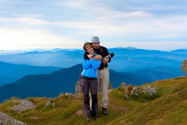 Karpat Dağları'da yürüyüş