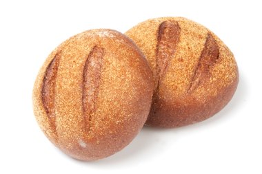 Bir whit üzerinde çeşitli ekmek