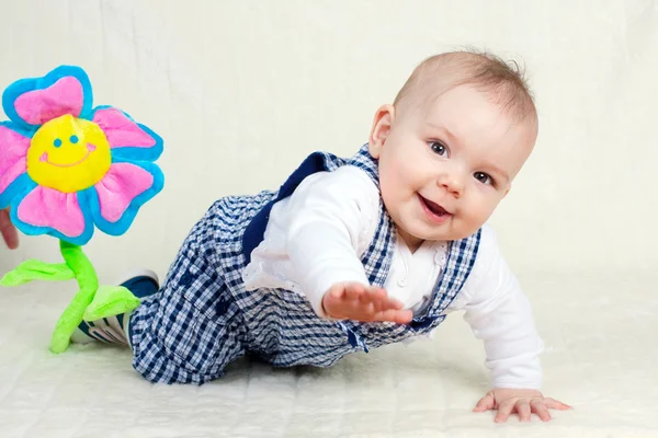 Baby flicka på studio — Stockfoto