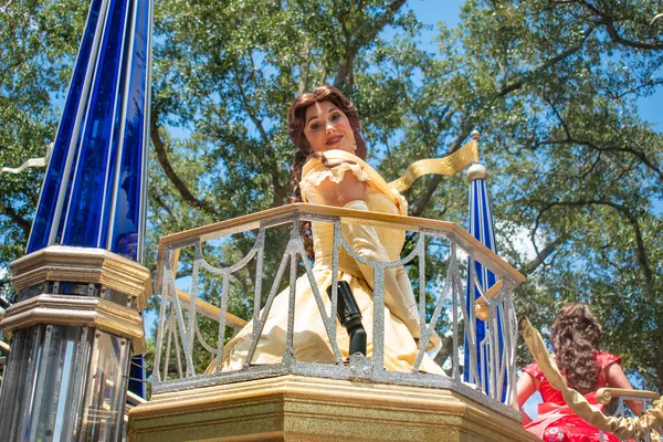 Orlando Florida Agosto 2020 Belle Hermosa Carroza Desfile Magic Kingdom — Foto de Stock