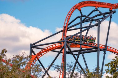  Tampa Körfezi, Florida. 29 Aralık 2020. Busch Gardens 'ta eğlenen insanlar (62))