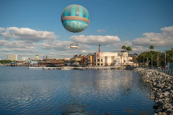 Orlando Florida Oktober 2020 Panoramautsikt Över Varmluftsballongen Vid Disney Springs — Stockfoto