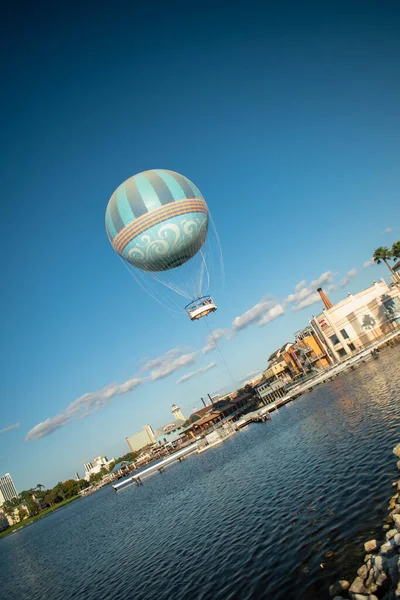 Orlando Florida Oktober 2020 Bovenaanzicht Van Heteluchtballon Bij Disney Springs — Stockfoto