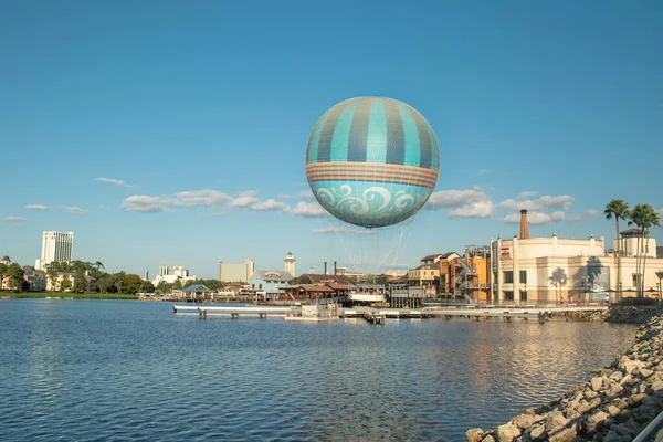 Orlando Florida Oktober 2020 Ovanifrån Varmluftsballong Disney Springs — Stockfoto