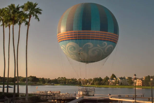 Orlando Florida Oktober 2020 Ovanifrån Varmluftsballong Disney Springs — Stockfoto