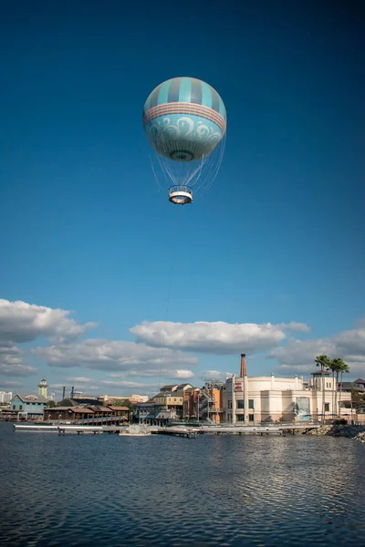 Orlando Florida Oktober 2020 Ovanifrån Varmluftsballong Disney Springs — Stockfoto