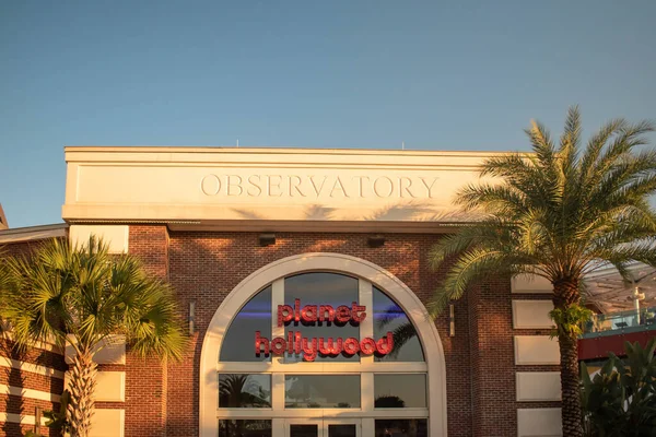 Orlando Florida Octubre 2020 Vista Superior Del Restaurante Planet Hollywood — Foto de Stock