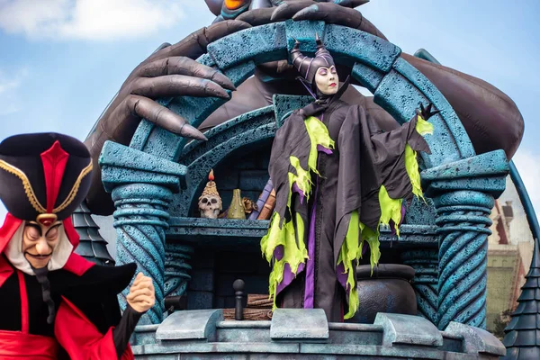 Orlando Florida September 2020 Maleficent Disney Villains Parade Magic Kingdom — Stock Photo, Image