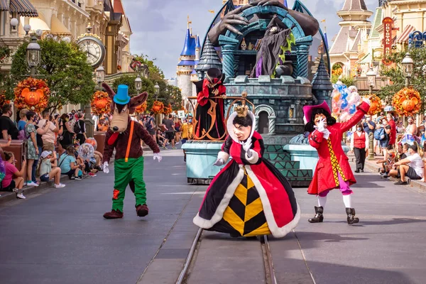 Orlando Florida September 2020 Disney Villains Parade Magic Kingdom 262 Rechtenvrije Stockfoto's