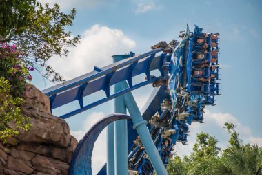 Orlando, Florida. 15 Ekim 2020. Manta Ray 'in keyfini Seaworld' de çıkaranlar (39))