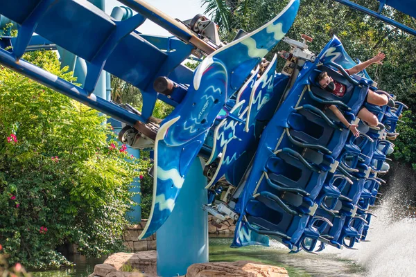 Orlando Florida Oktober 2020 Mensen Die Genieten Van Manta Ray — Stockfoto