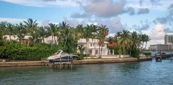 Miami Florida Juni 2021 Prachtige Herenhuizen Star Island — Stockfoto