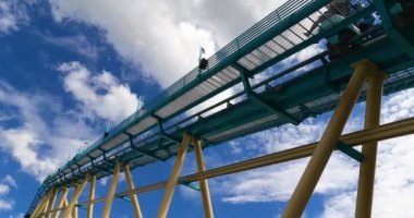 Orlando, Florida. 25 Ağustos 2021. Deniz Dünyası 'nda Kraken hız treninin keyfini çıkaranlar (42))