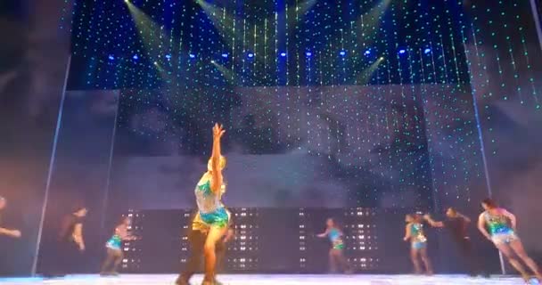 Tampa Bay Florida Augustus 2021 Zet Het Harder Schaatsen Show — Stockvideo