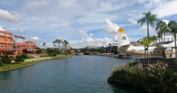 Orlando Florida Settembre 2021 Vista Panoramica Della Citywalk Agli Universal — Video Stock