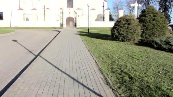 Kilise, Braslaw, Beyaz Rusya — Stok video