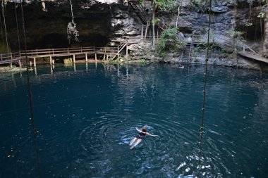 X-Canche hipotermik Yucatan Yarımadası'nda, Meksika.