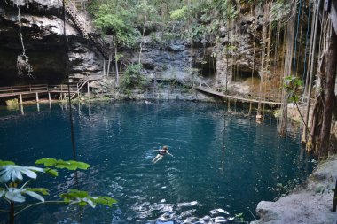 X-Canche hipotermik Yucatan Yarımadası'nda, Meksika.