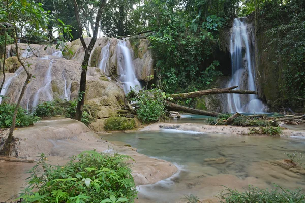 Wasserfall agua azul, Yucatan Halbinsel, Mexiko. — Stockfoto