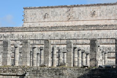 Pazar yeri ve Ch, bin sütunları Maya Arkeolojik Sit