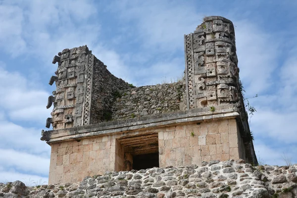 Details of Mayan Puuc Architecture Style - Uxmal, Mexico. — Stock Photo, Image