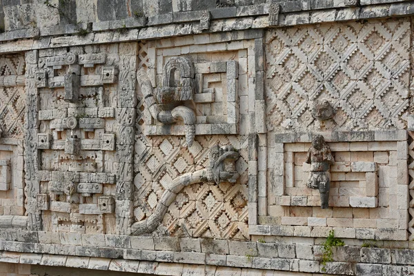 Details der Maya-Puuc-Architektur - uxmal, Mexico. — Stockfoto