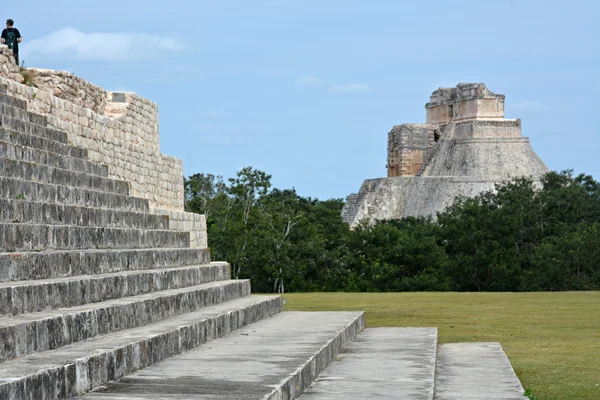 Antike Maya-Stätte uxmal, Mexiko. — Stockfoto