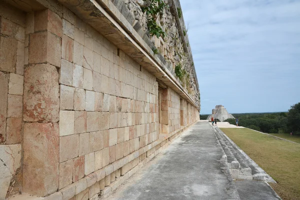 Starověké mayské lokality Uxmal, Mexiko. — Stock fotografie