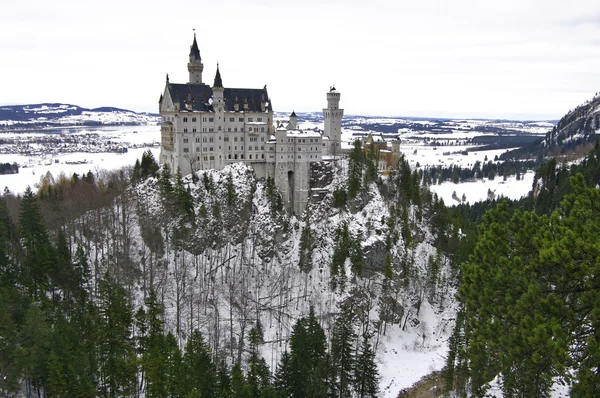 Zamek Neuschwanstein w Niemczech. — Zdjęcie stockowe