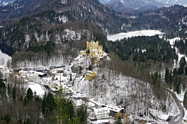 Zamek Hohenschwangau. Bawaria, Niemcy. — Zdjęcie stockowe