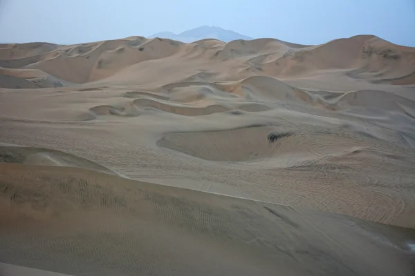 Dune di sabbia vicino a Huacachina, regione Ica, Perù . — Foto Stock